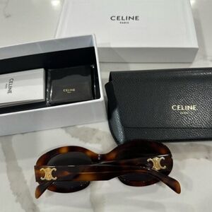 Celine Triomphe Oval Sunglasses